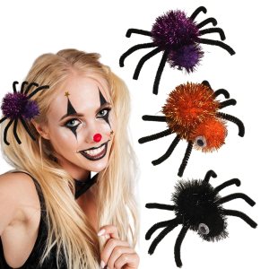 3 pinzas para el cabello de Halloween, pinzas para el pelo de araña, para fiesta de Halloween, cumpleaños, accesorios para el cabello, divertidos 3 pinzas para el cabello de Halloween, pinzas para el pelo de araña, para fiesta de Halloween, cumpleaños, accesorios para el cabello, divertidos