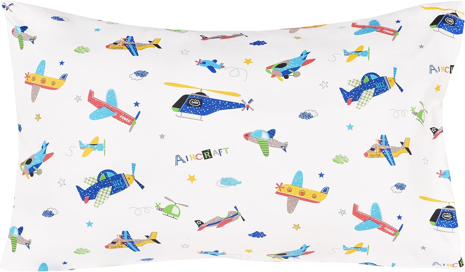 Juego de cama de dibujos animados, 100% algodón (3 piezas) cama de una plaza, sábana + funda de colchón + funda de almohada para niños y niñas.,
