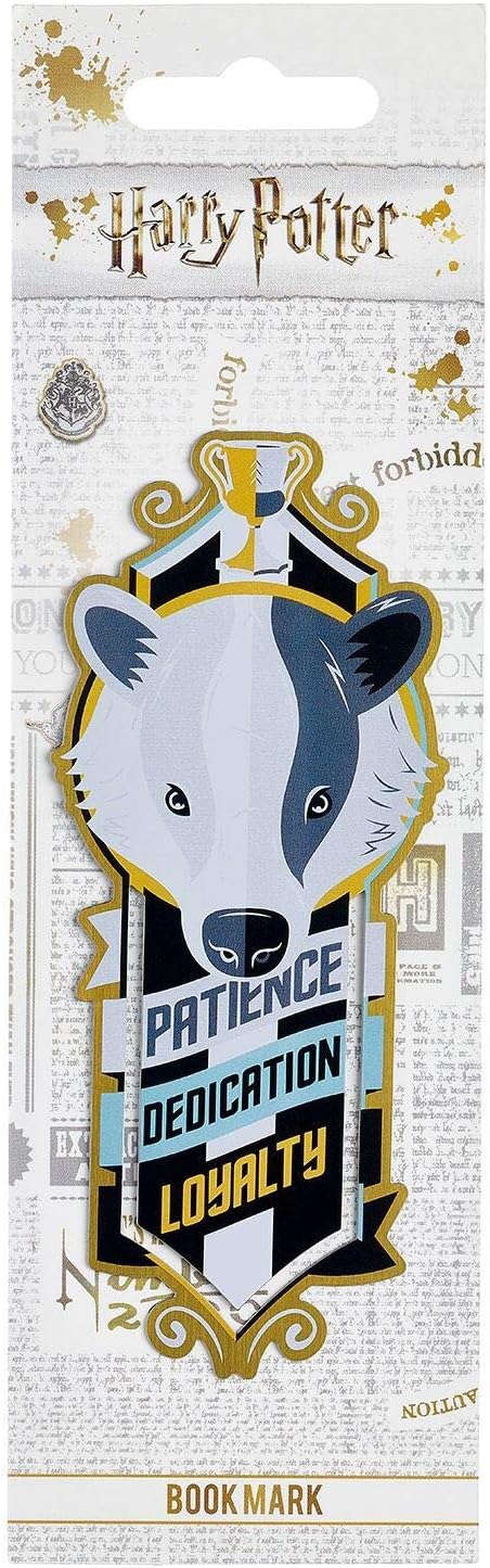 Harry Potter Hufflepuff – Marcapáginas de acero inoxidable