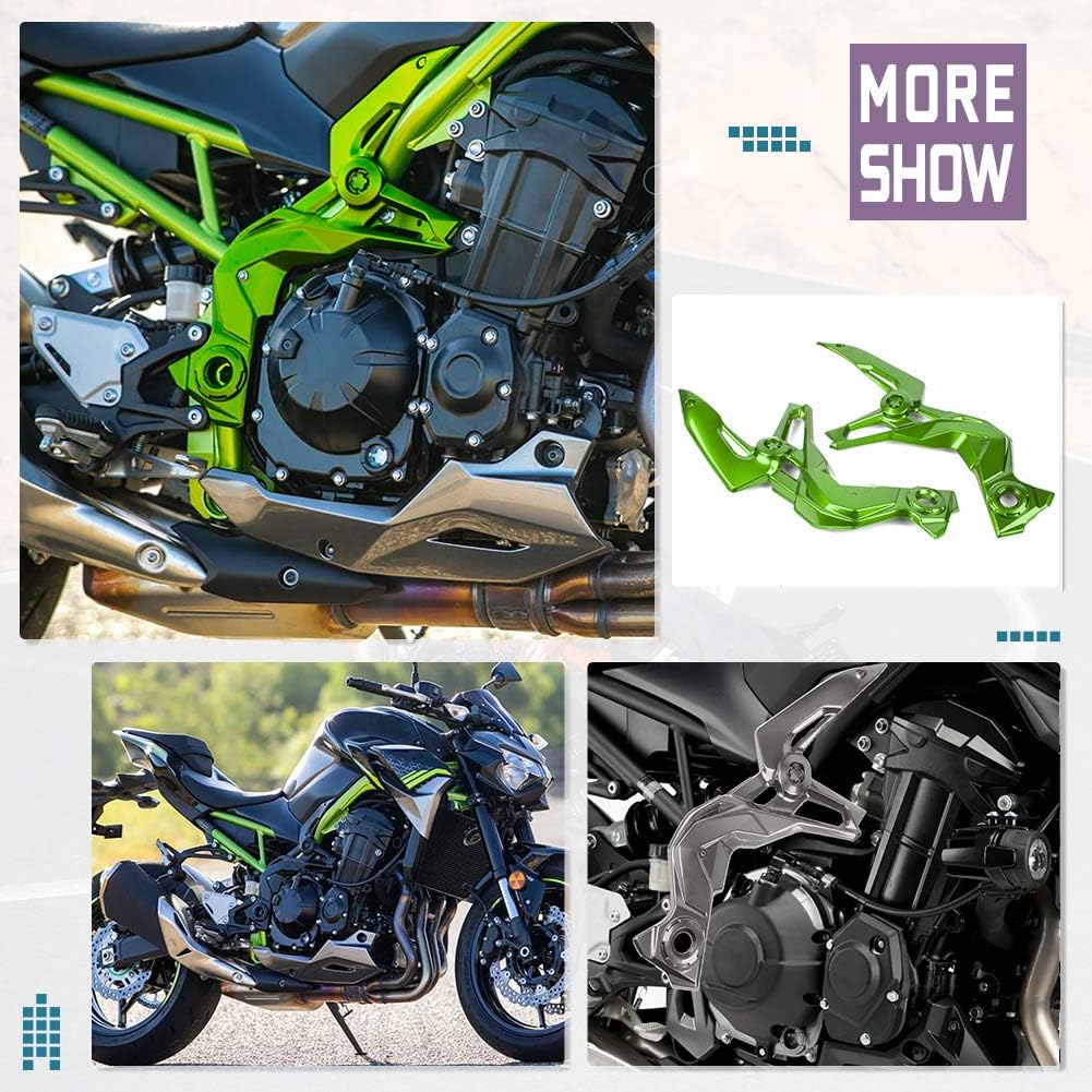 Cubierta lateral de marco de motocicleta para Z-900 ABS panel lateral protector de carenado Kit compatible con accesorios K-awasaki Z900 Z 900 2020