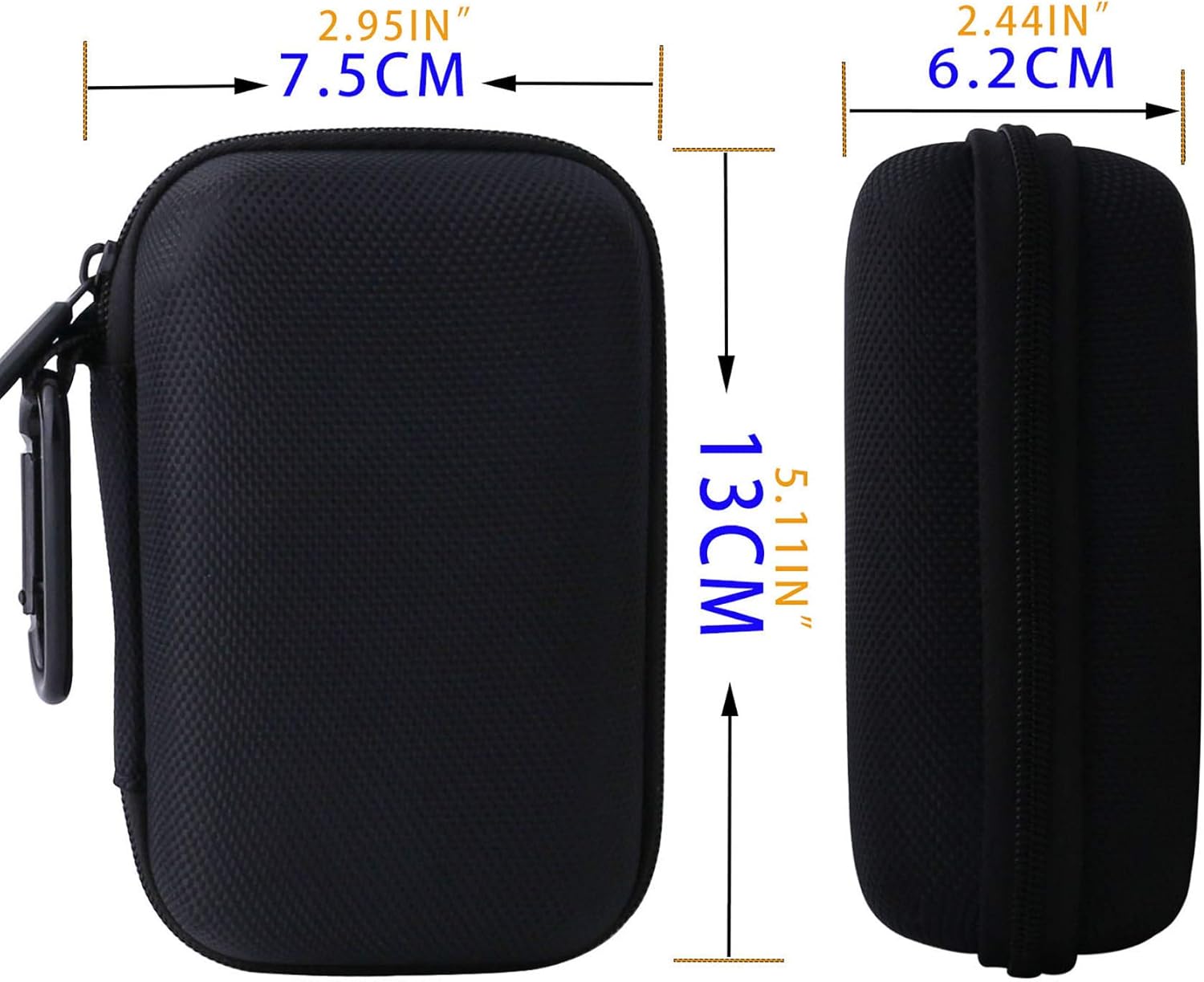 Estuche rígido de transporte compatible con MANSCAPED The Handyman Compact Face Shaver Case.