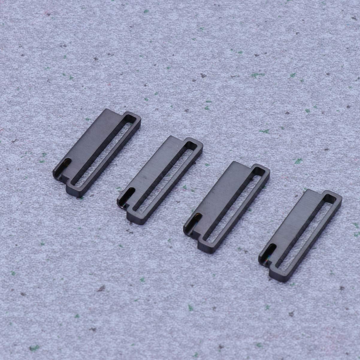 UKCOCO 8 piezas – Correa compatible con bucle, reloj convertidor inteligente de acero inoxidable con hebilla para conectar metal, correa adaptadora,