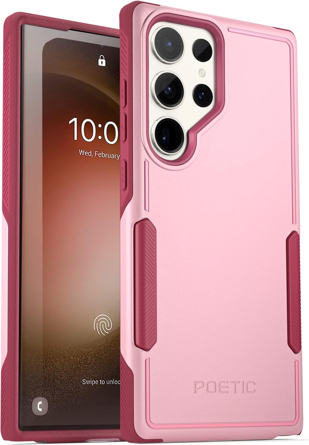 Poetic Funda de neón diseñada para Samsung Galaxy S23 Ultra 5G de 6.8 pulgadas, doble capa, resistente, resistente, ligera, delgada, a prueba de