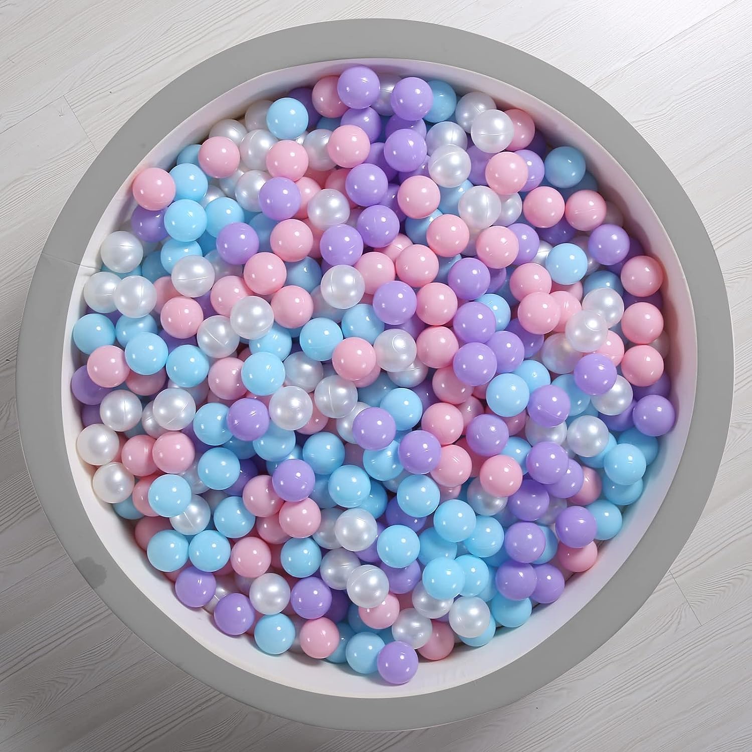YUFER Pelotas para pozo de pelotas Grey&Bule 1000