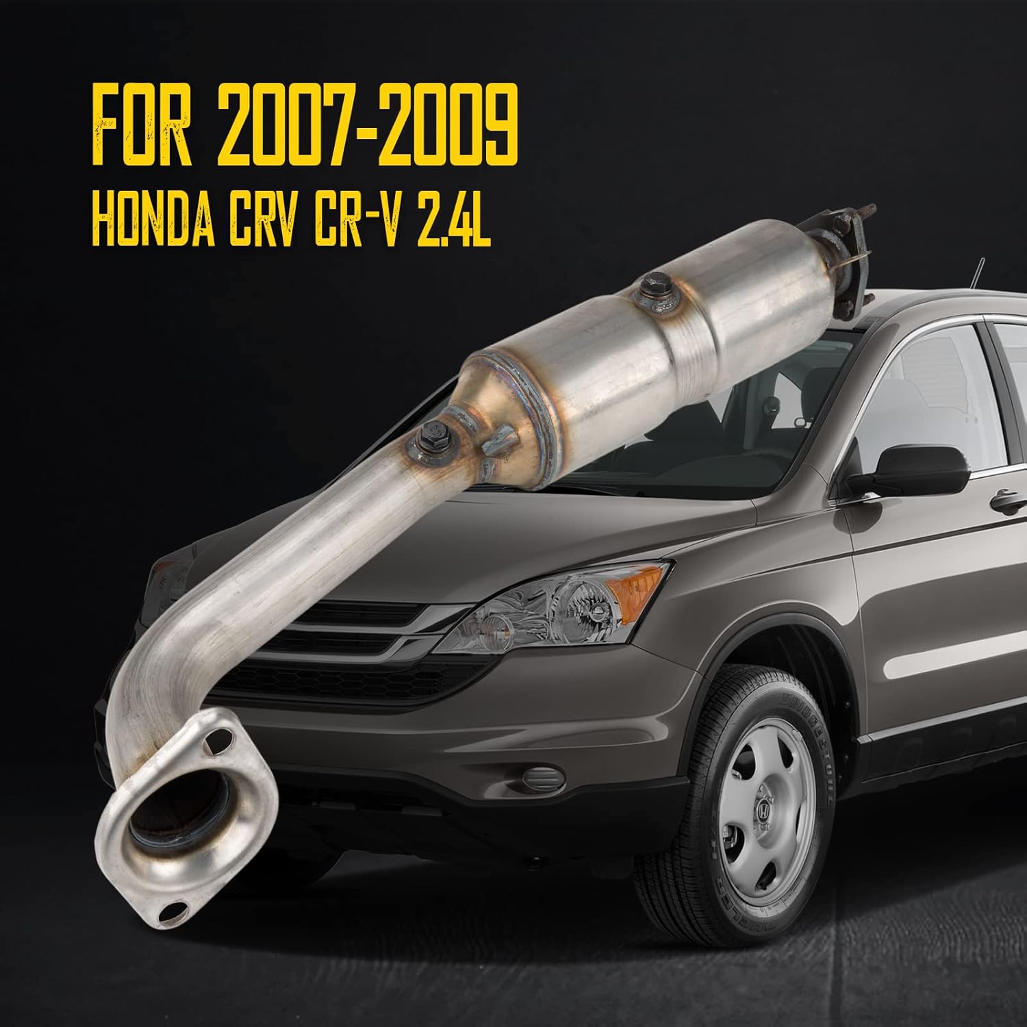 KAC Convertidores catalíticos, convertidores catalíticos de reemplazo para CRV CR-V 2.4L 2007-2009, convertidor catalítico EPA OBDII ajuste directo