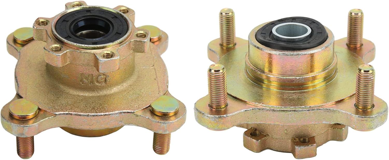 4 pernos de freno de la rueda del cubo de la rueda del disco delantero de la aleación de acero del cubo de la llanta para Go Kart ATV 4 ruedas