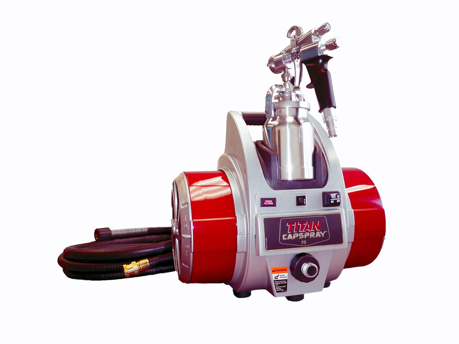 Titan CapSpray 75 HVLP Pulverizador de pintura – 7.5 HVLP, 120V, 10.7 Amp, modelo # 0524031