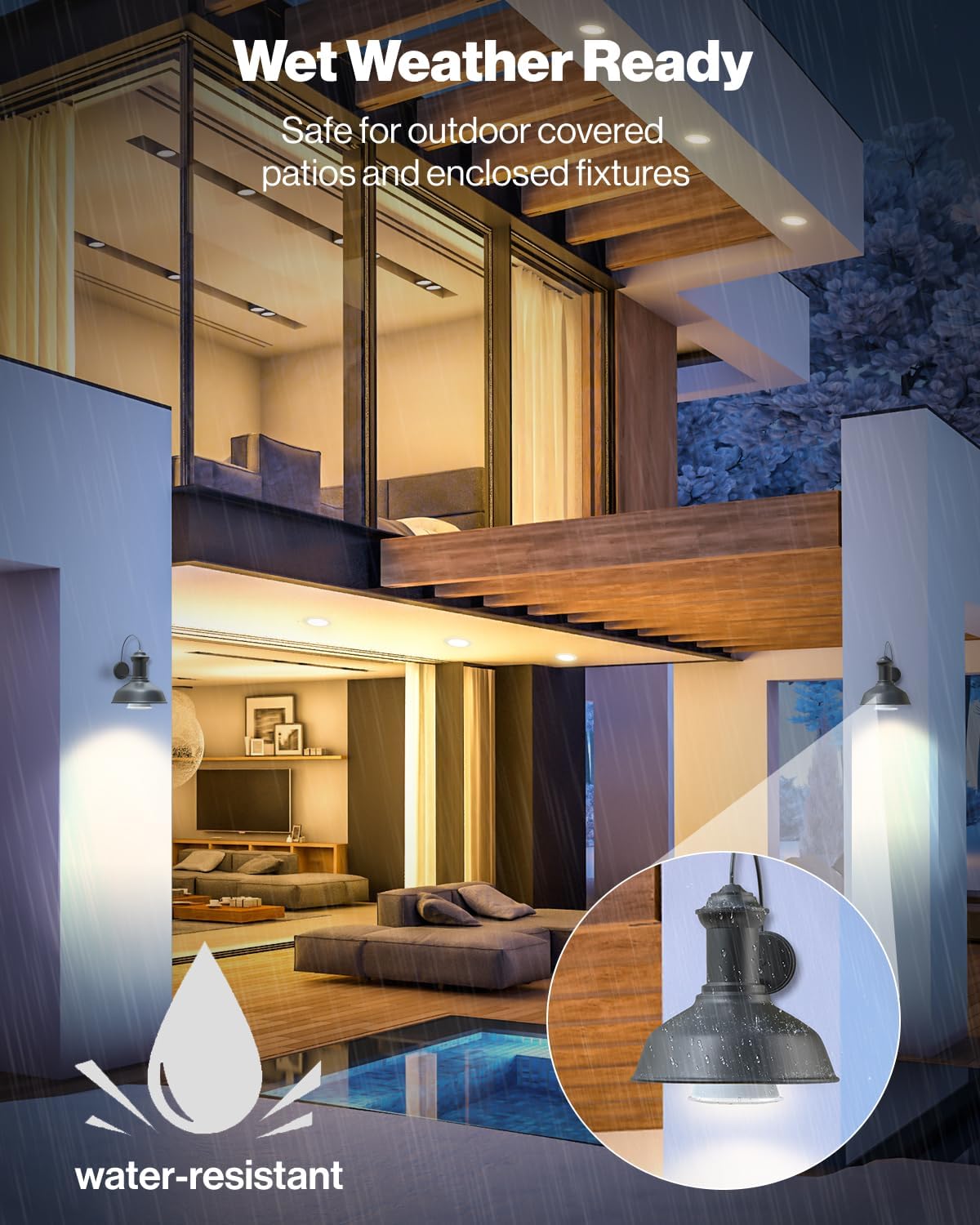 Sunco Lighting PAR30 Bombillas LED, luz de inundación para exteriores e interiores de 75 W, equivalente a 11 W, regulable, 4000 K, blanco frío, 850