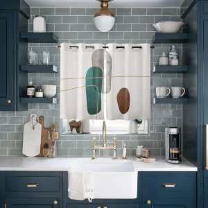 Curtains Panels for Bedroom Minimalist Abstract Modern Shapes Line Art Window Curtains Light Filtering Grommet Top Drapes for Bathroom Living Curtains Panels for Bedroom Minimalist Abstract Modern Shapes Line Art Window Curtains Light Filtering Grommet Top Drapes for Bathroom Living