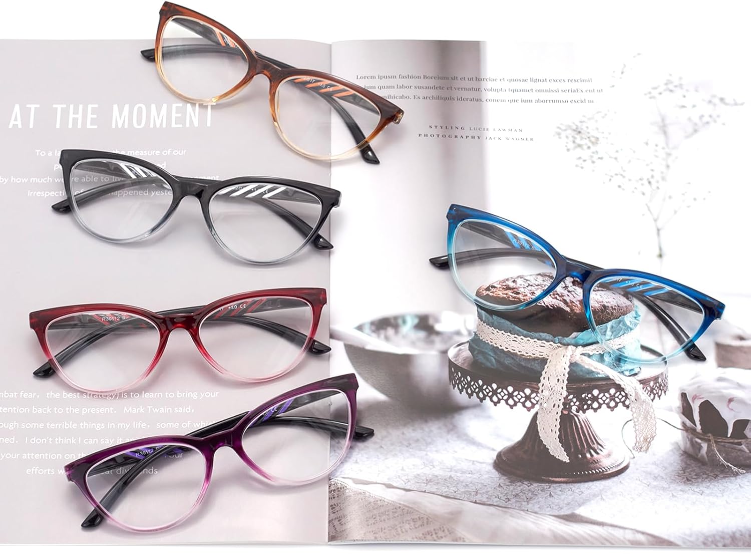 Muchos tipos de lentes de lectura para hombres y mujeres, lector de bisagra de resorte, bloqueo de luz azul o lente transparente para S___