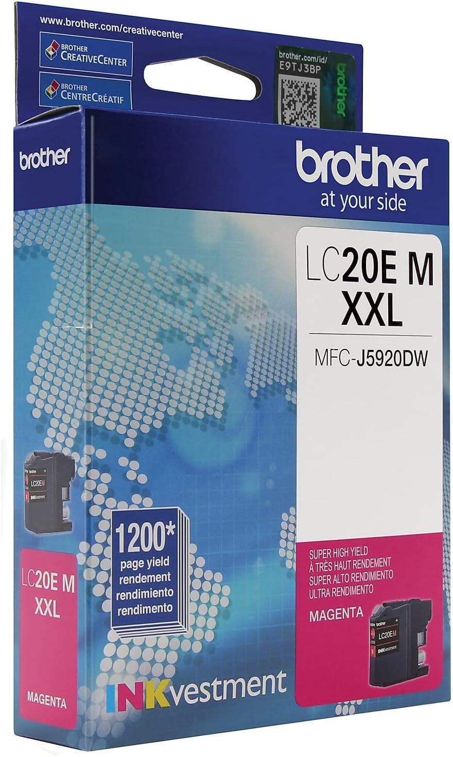Brother LC20EBK cartucho de tinta de alto rendimiento., magenta, (Magenta ink)