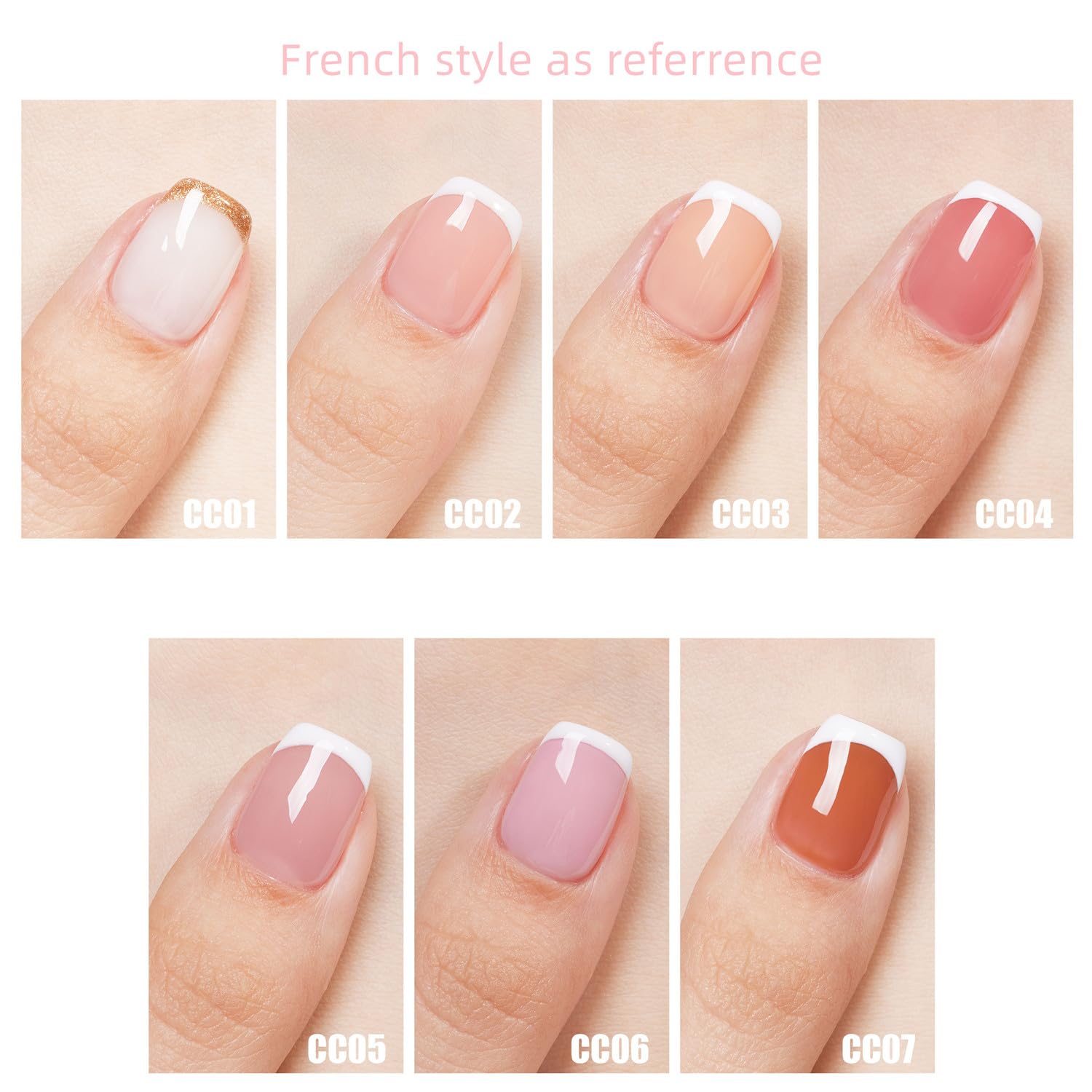 ITUTU Esmalte de uñas de gel blanco lechoso, 0.3 fl oz (0.3 fl oz), esmalte de gel translúcido de color gelatina de color UV LED para curar la luz