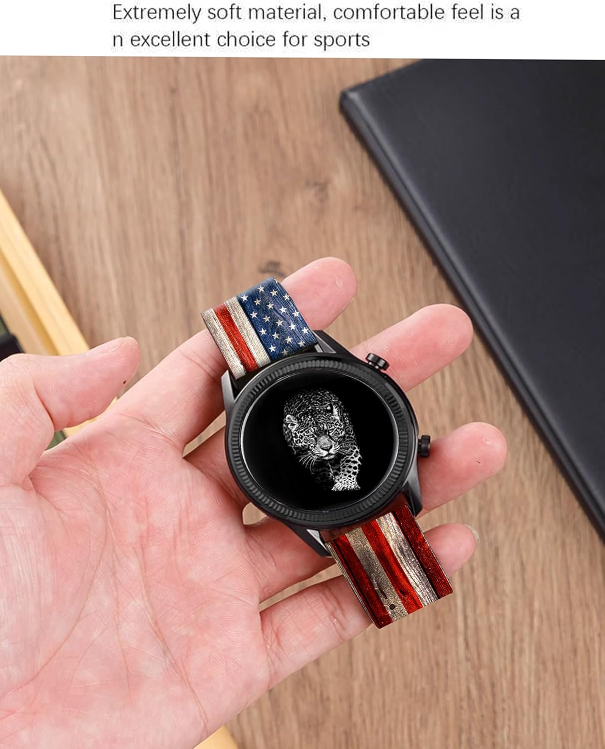 Compatible con Galaxy Watch 65  45 Pro  4 Classic  3 (1.614 in)  Active 2 & 1 Banda, correa de repuesto de 0.787 pulgadas sin decoloración para