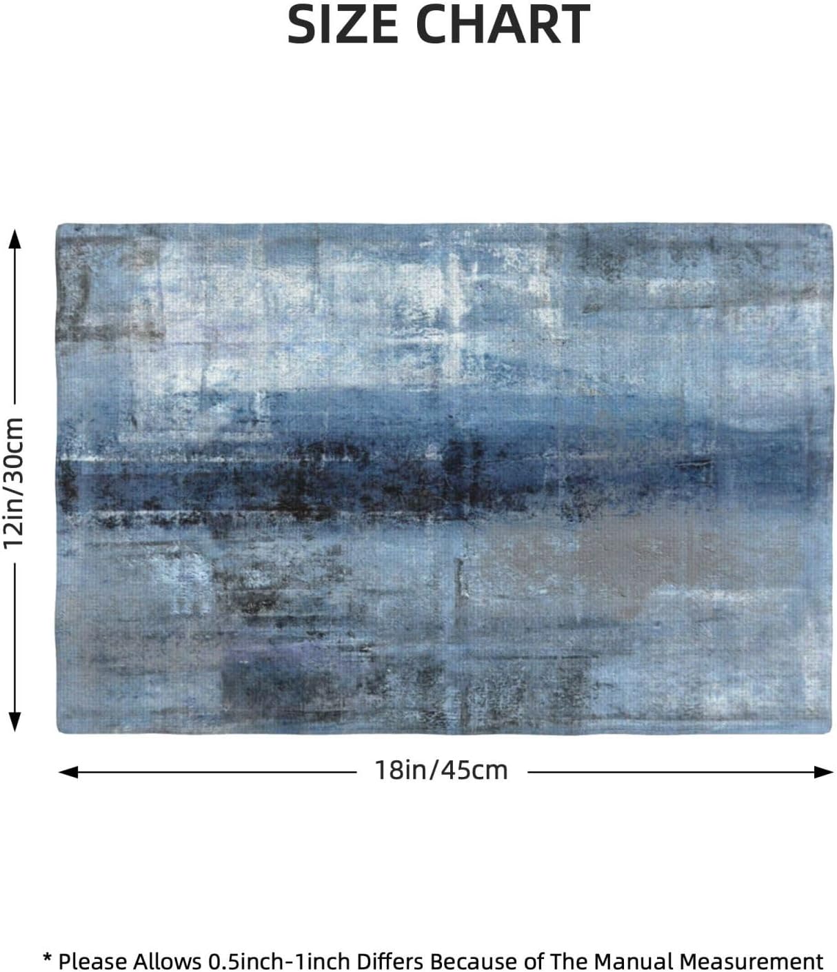 Juego de 4 manteles individuales de pintura abstracta de lino lavables para decoración de mesa de comedor de cocina y comedor