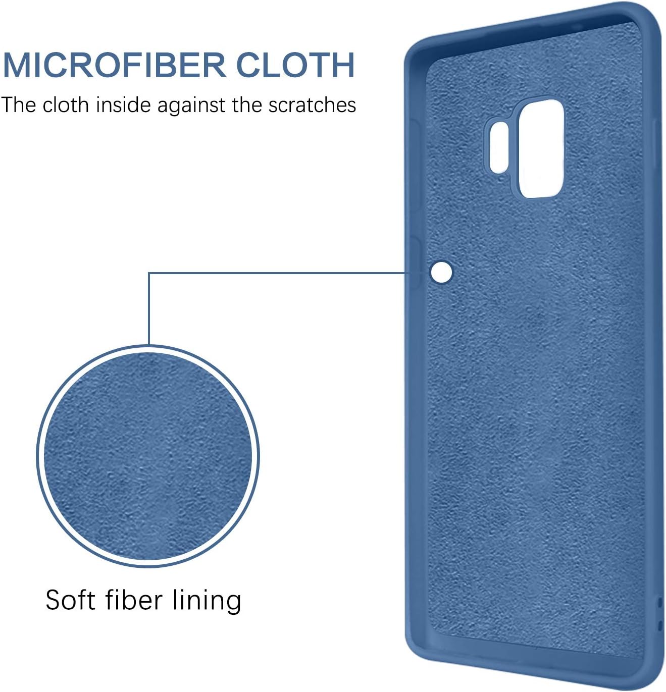 BENTOBEN Funda para Samsung Galaxy S9, silicona delgada, soporte de anillo de 360, soporte para automóvil, goma suave a prueba de golpes,