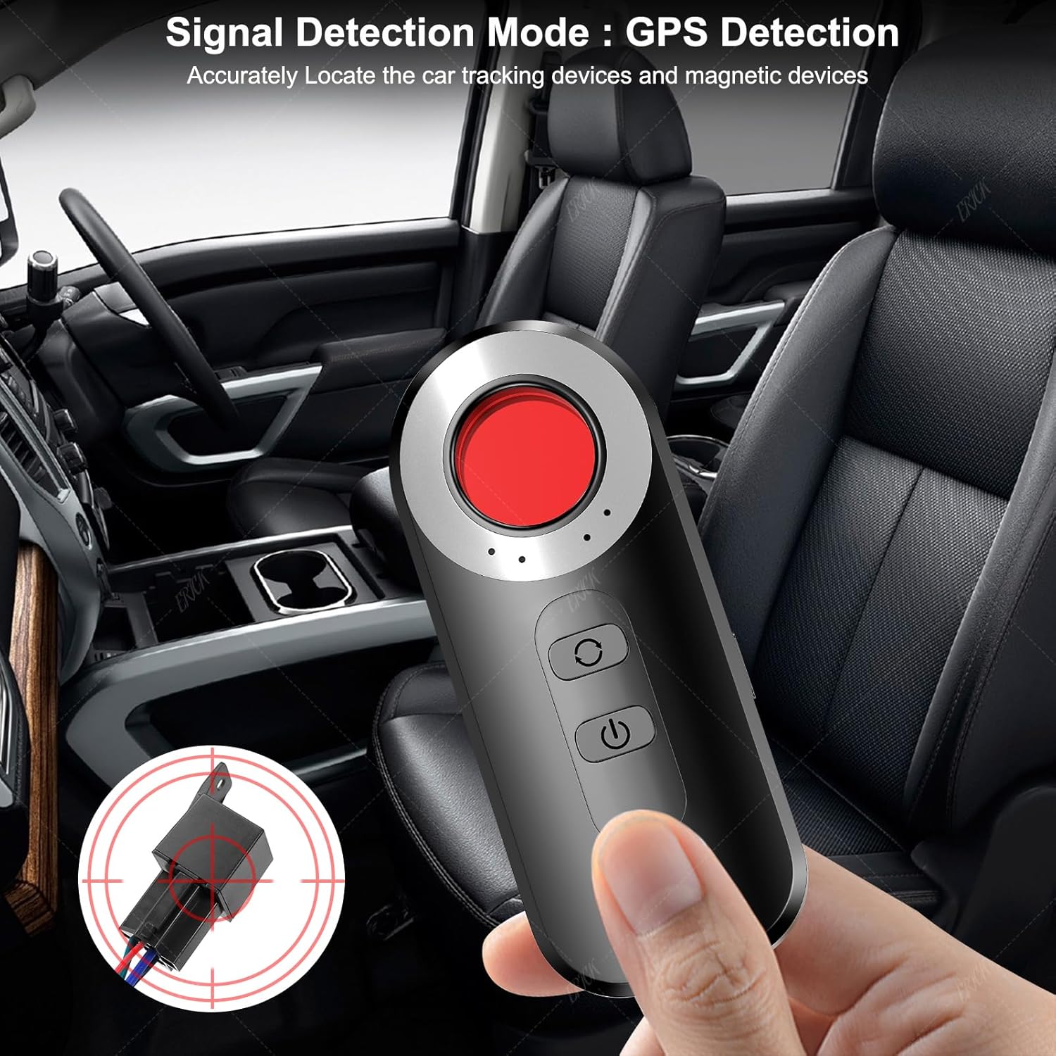 Brathird Detectores de cámara oculta Detector anti espía Dispositivos ocultos Cámara espía Detector de errores, Protector de privacidad, Detector de