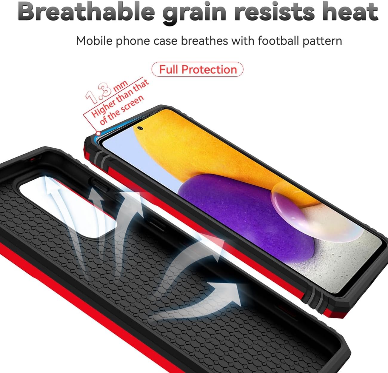Yodueiv Funda para Galaxy A53 5G, Samsung A53 5G SM-A536U con protector de pantalla de vidrio templado y cubierta de cámara deslizante, anillo