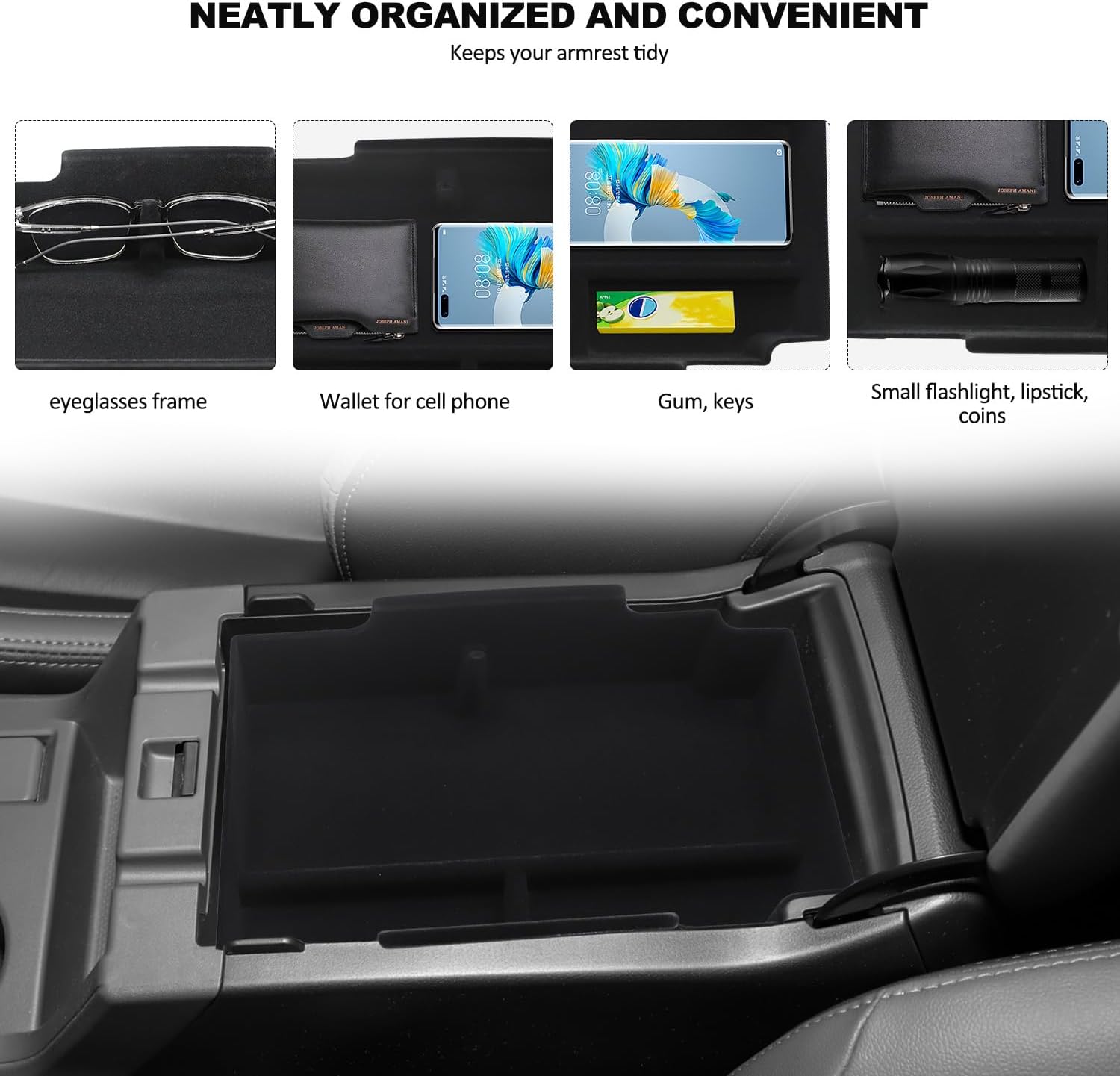TUAMFO Organizador de consola central para Subaru Crosstrek 2024 2024 Subaru Crosstrek 2024 Subaru Impreza 2024, bandeja de consola Crosstrek e