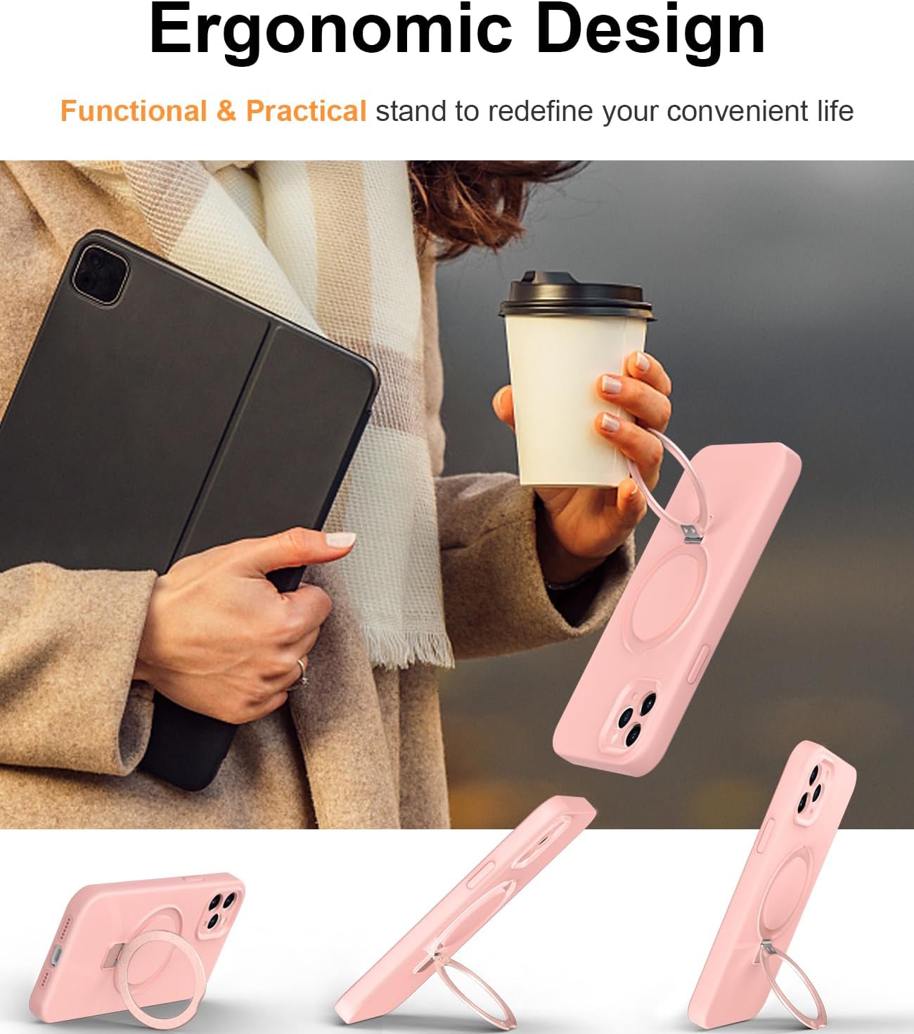PIXIU Funda magnética para iPhone 11 Pro Max, compatible con MagSafe, silicona líquida suave a prueba de golpes, para iPhone 11 Pro Max con forro de