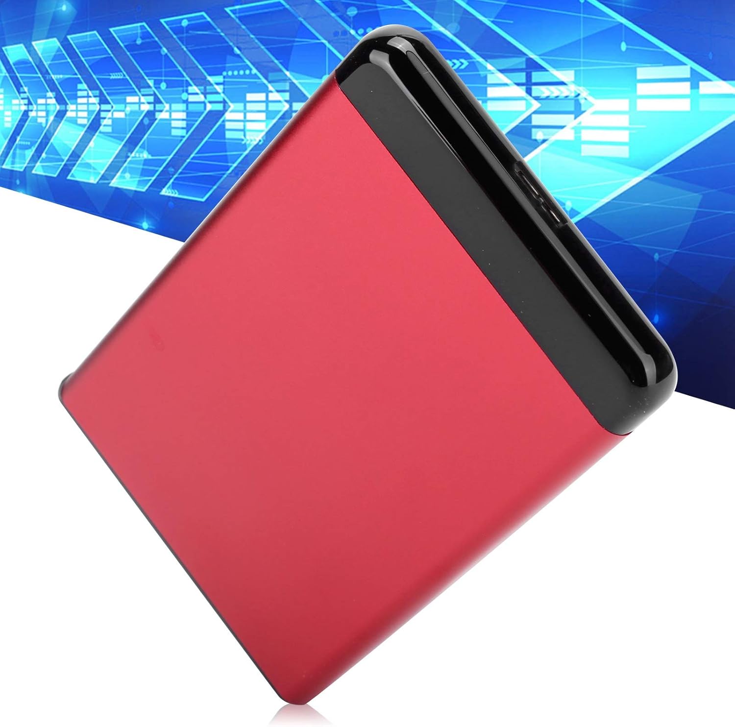 Qiilu Disco duro externo 4Tb 2Tb Disco duro externo Aleación de aluminio Caja de disco duro móvil Usb3.0 portátil 2.5In Ssd HDD Sata Caja de