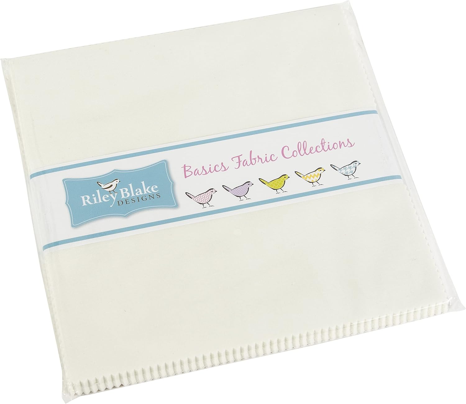 RILEY BLAKE DESIGNS Paquete de apilador de 10 pulgadas, color blanco roto
