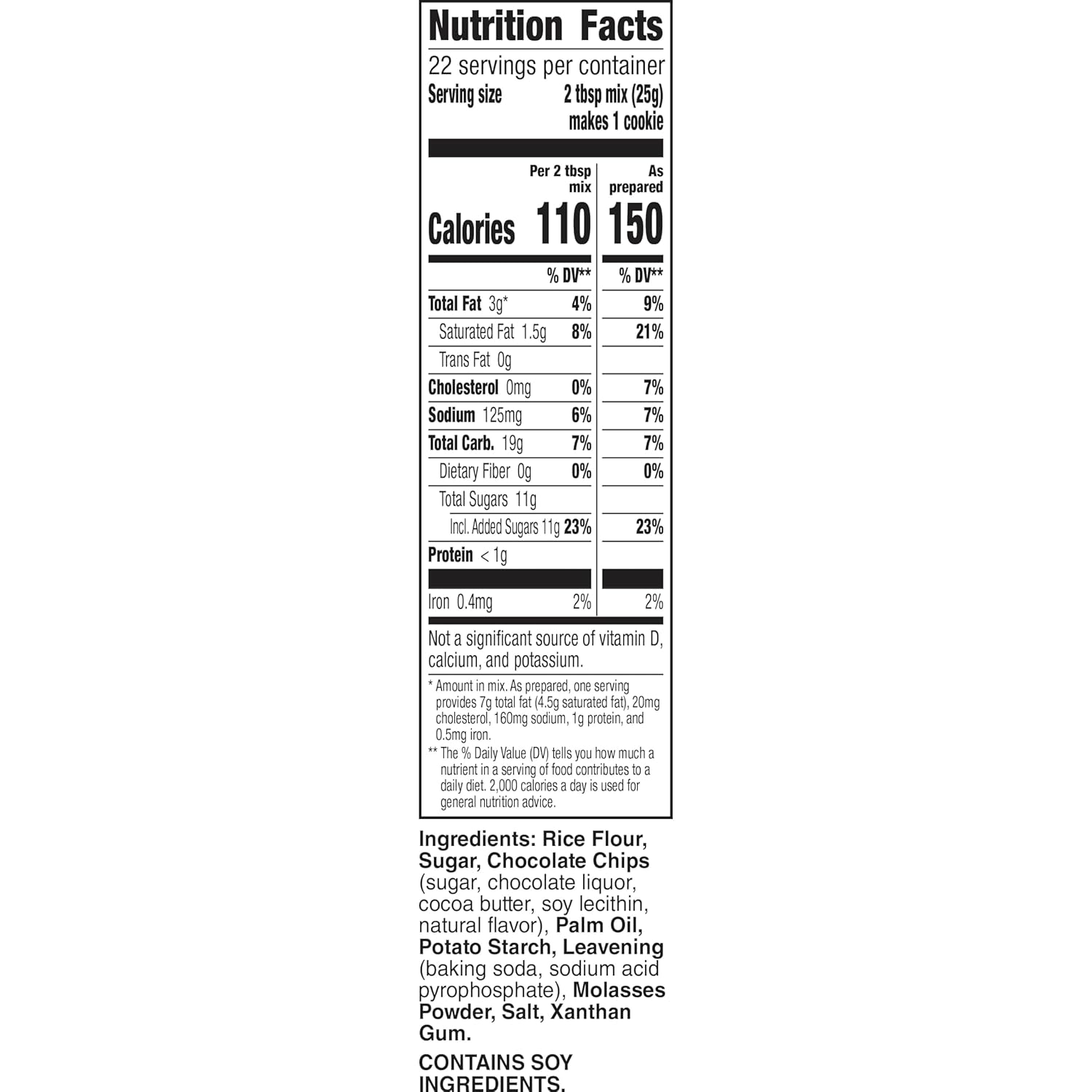 Betty Crocker Mezcla de galletas con chispas de chocolate sin gluten, 19 onzas (paquete de 6)