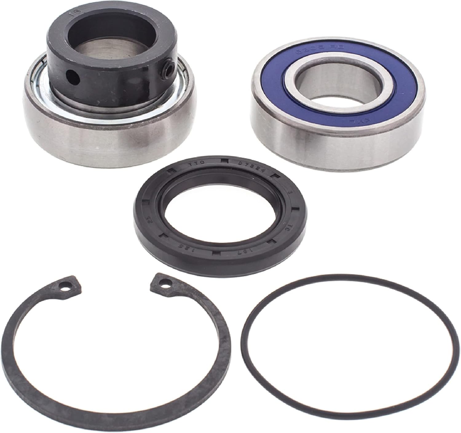 All Balls Racing Kit de eje de moto de nieve 14-1001 compatible conrepuesto para Polaris 400 1988-1990, 400 FC 1985-87, 500 1989-90, 500 Classic