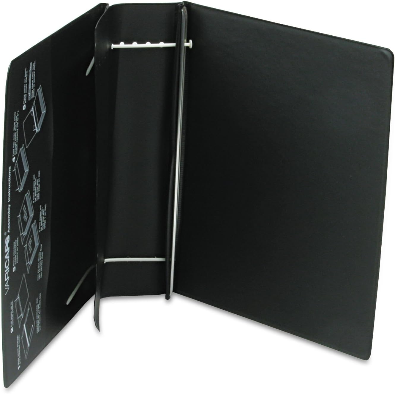 Charles Leonard Carpeta Varicap expandible, expandible a 1500 hojas, 8.5 x 11 pulgadas, color negro (61601)