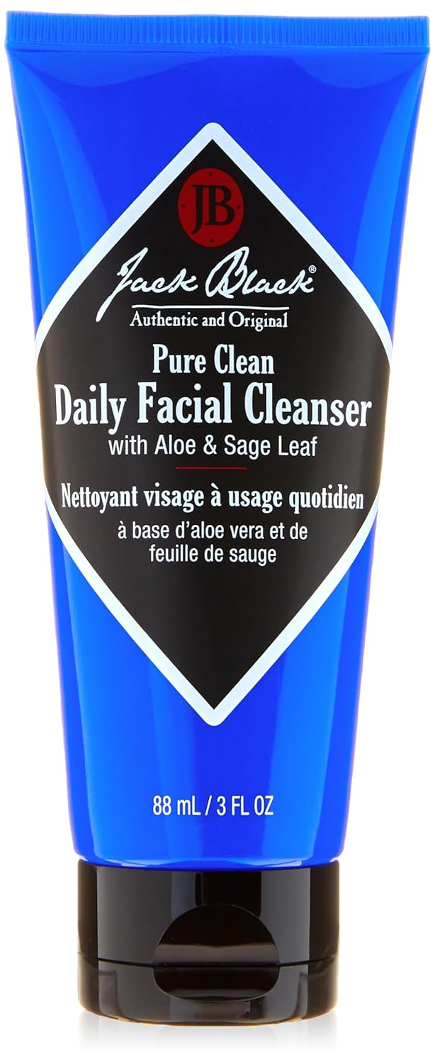 Jack Black Limpiador facial Pure Clean Road Warriors, paquete de 3