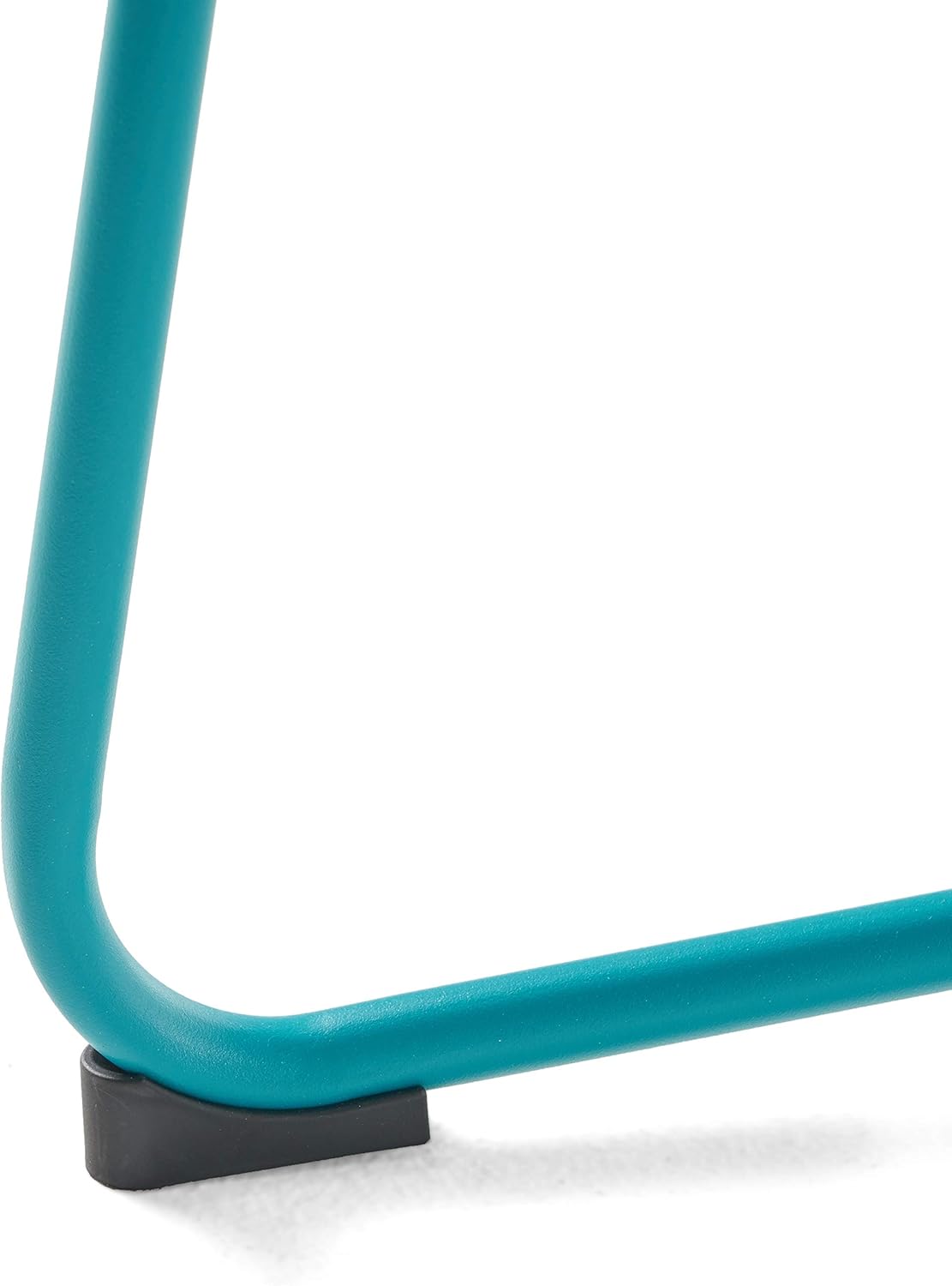 Christopher Knight Home Doris Outdoor – Mesa auxiliar moderna de 18 pulgadas con patas de acero, color verde azulado