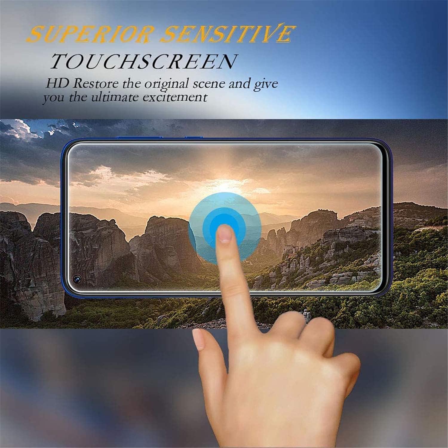 Paquete de 2 protectores de pantalla para Freeyond F9, resistente a los arañazos, sin burbujas, antihuellas, HD, transparente, compatible con