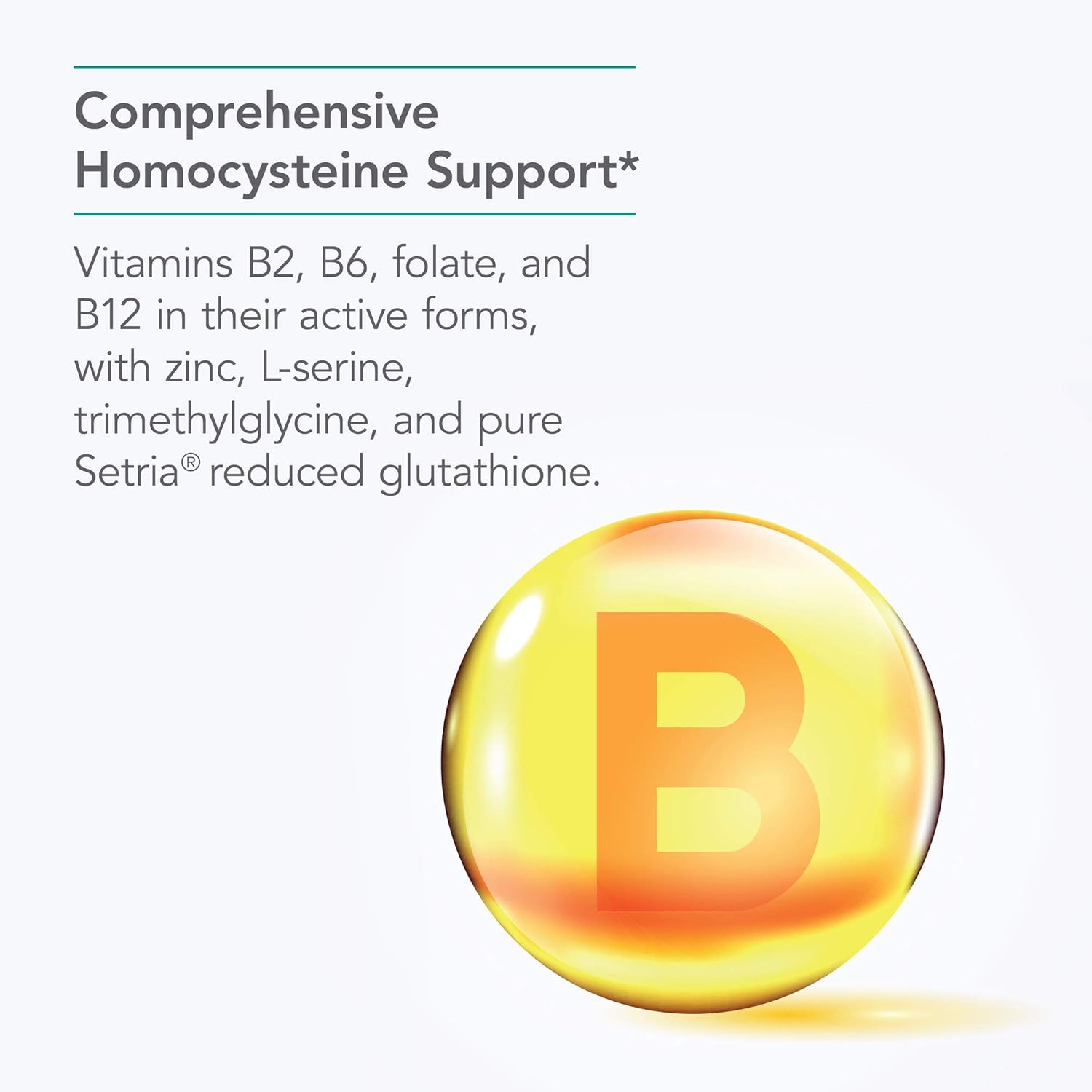 Nutricology Suplemento Homocisteine Plus – con glutatión de setria, complejo de vitamina B, trimetilglicina, cápsulas vegetarianas – 90 unidades