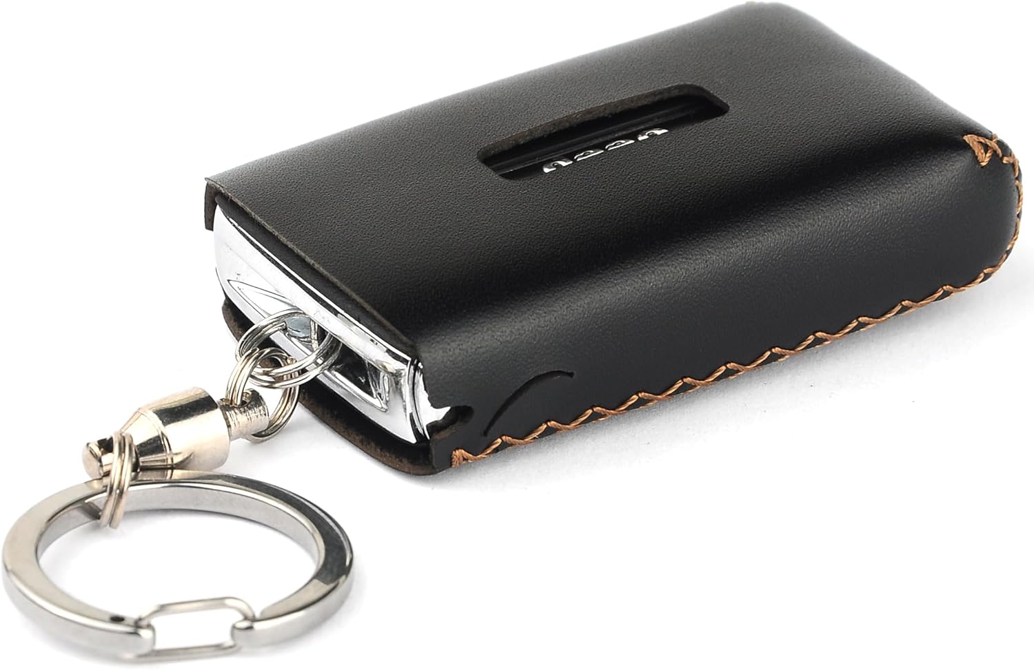Cadtealir Funda para llavero de cuero italiano genuino compatible con llavero Jeep Grand Cherokee Wagoneer