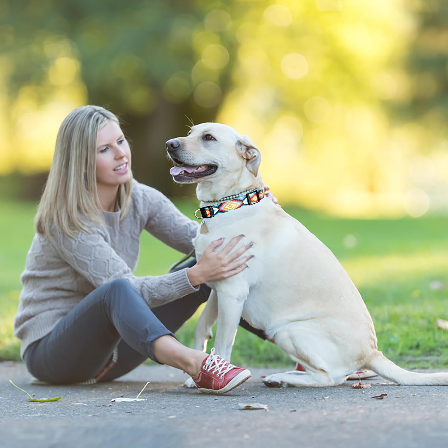 Charmkit Collar de perro para perros pequeños, medianos y grandes, collares suaves ajustables para cachorros con hebilla de liberación rápida, M