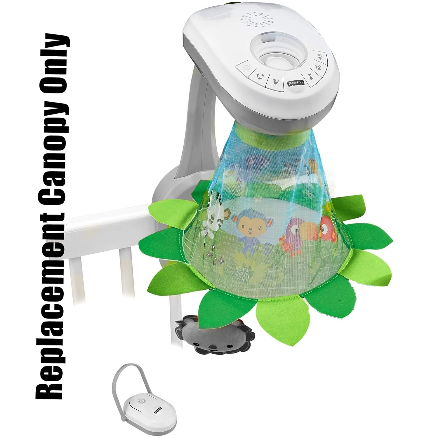 Fisher-Price Rainforest Grow-with-Me DFP09 – Toldo de repuesto para proyección