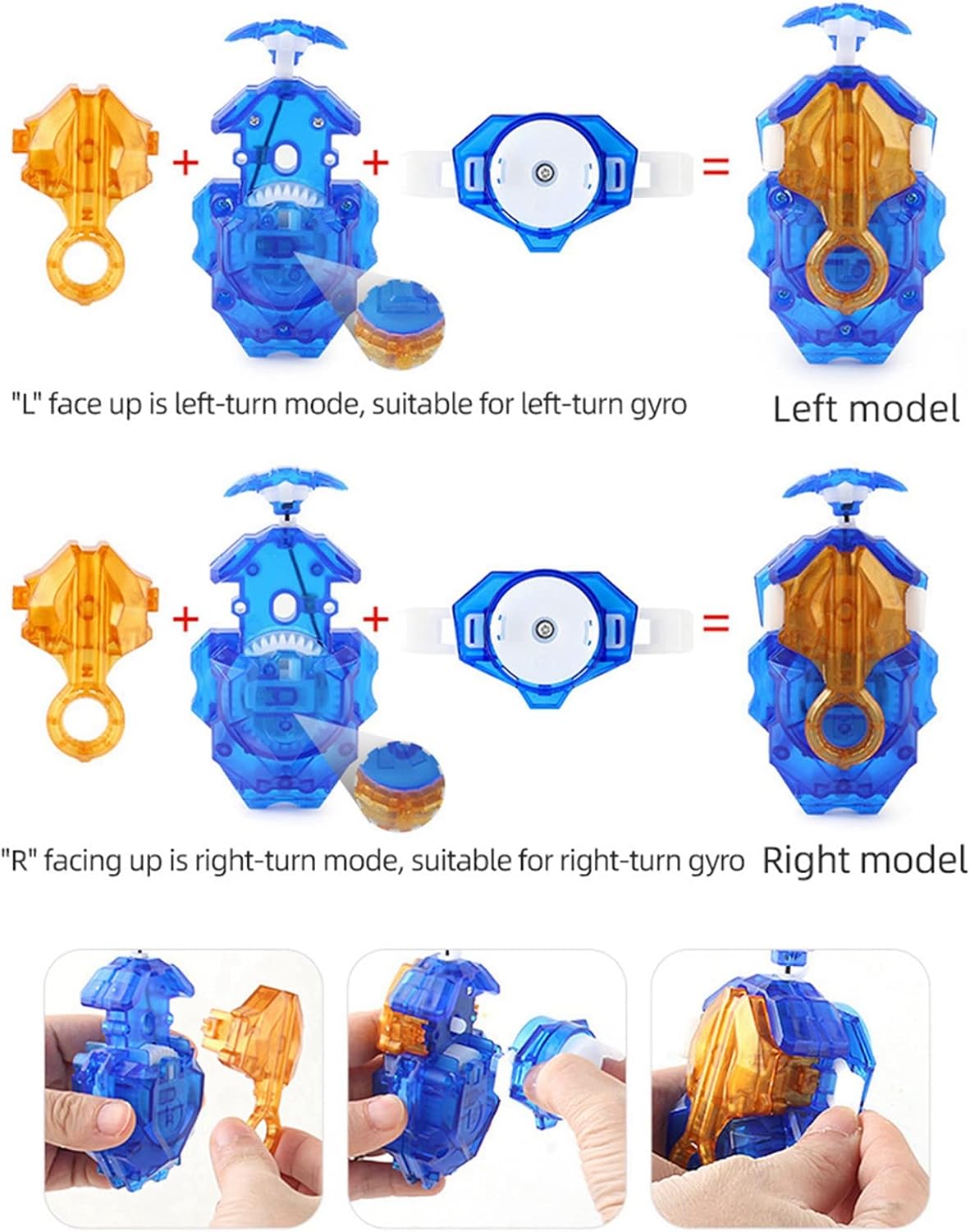 Bey Battling Tops Burst Booster DB B-199 Gatling Dragon .Kr.Cm’-10 B-184 Launcher LR Left Right Spin DB Layer System B-11 Bays Launcher Grip Metal