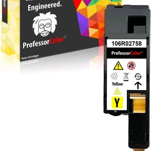 Cartucho de impresora de tóner remanufacturado para Xerox WorkCentre 60276025, Xerox Phaser 60226020, tóner de repuesto para amarillo 106R02758 Cartucho de impresora de tóner remanufacturado para Xerox WorkCentre 60276025, Xerox Phaser 60226020, tóner de repuesto para amarillo 106R02758