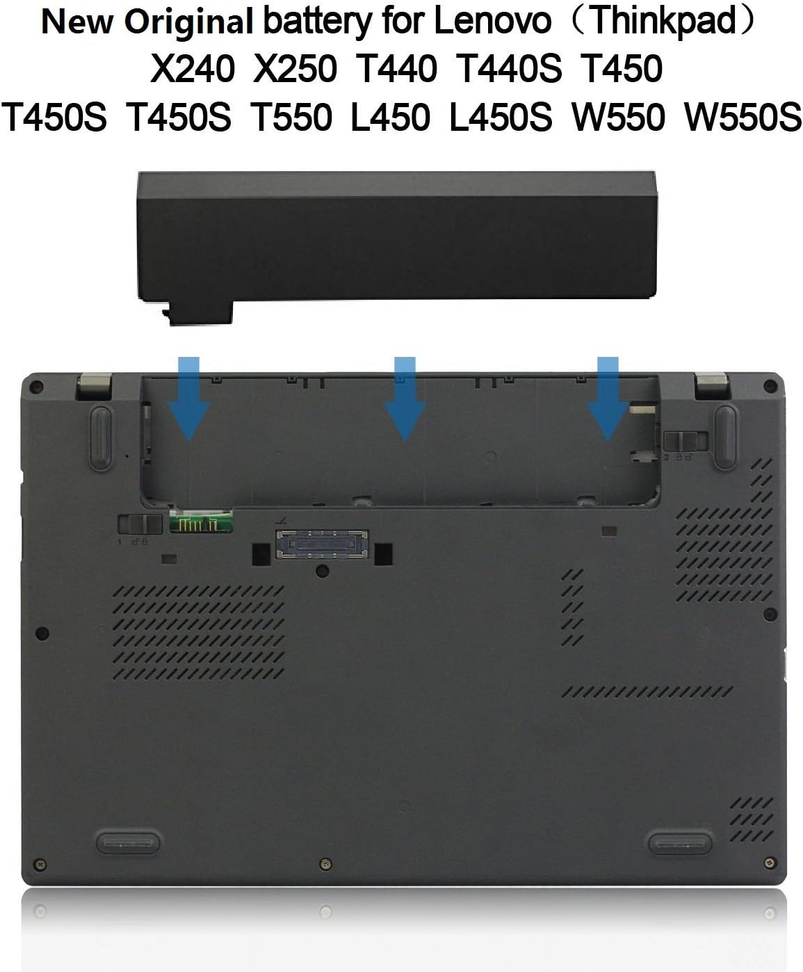 LENOVO – Batería para portátil de 24 Wh 68 0C52861 45N1124 45N1775 45N1126 45N1127 para Lenovo ThinkPad X240 X240S X250 X260 X270 T440 T440S T450