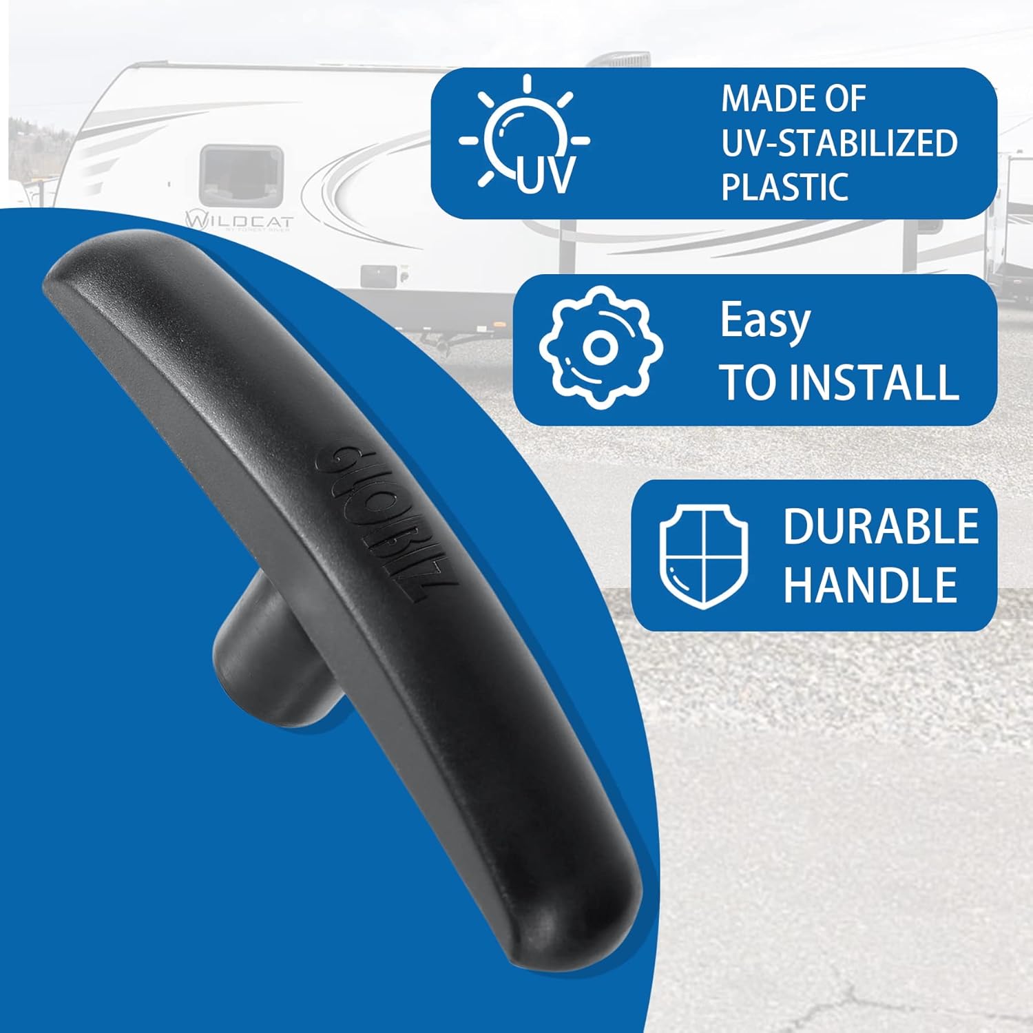 Manijas de válvula de alcantarillado RV de repuesto para válvula de tanque negro de 1 12 pulgadas, 2 pulgadas y 3 pulgadas, compatible con la