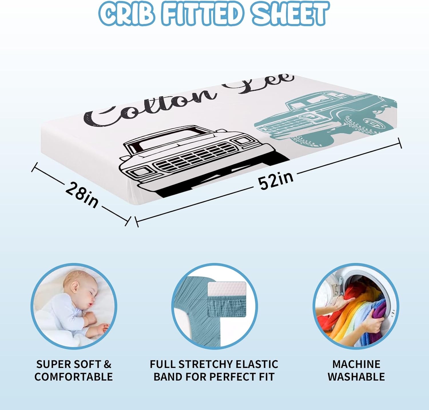 Juego de ropa de cama personalizado para cuna, juego de 5 piezas para cuna, manta con nombre personalizado con respaldo punteado para bebés niños y