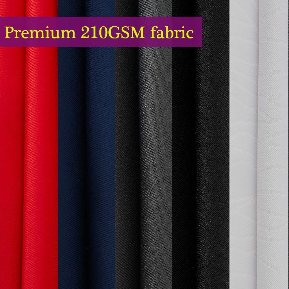 Obstal – Mantel redondo de 210 gsm (7.41 ozm), resistente al agua, de microfibra y decorativo para uso en interiores y exteriores (60 pulgadas de