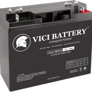 VICI Battery VB18-12 – Batería de repuesto para batería de arranque XPower Powerpack 400 Plus 12 V 18 Ah VICI Battery VB18-12 – Batería de repuesto para batería de arranque XPower Powerpack 400 Plus 12 V 18 Ah