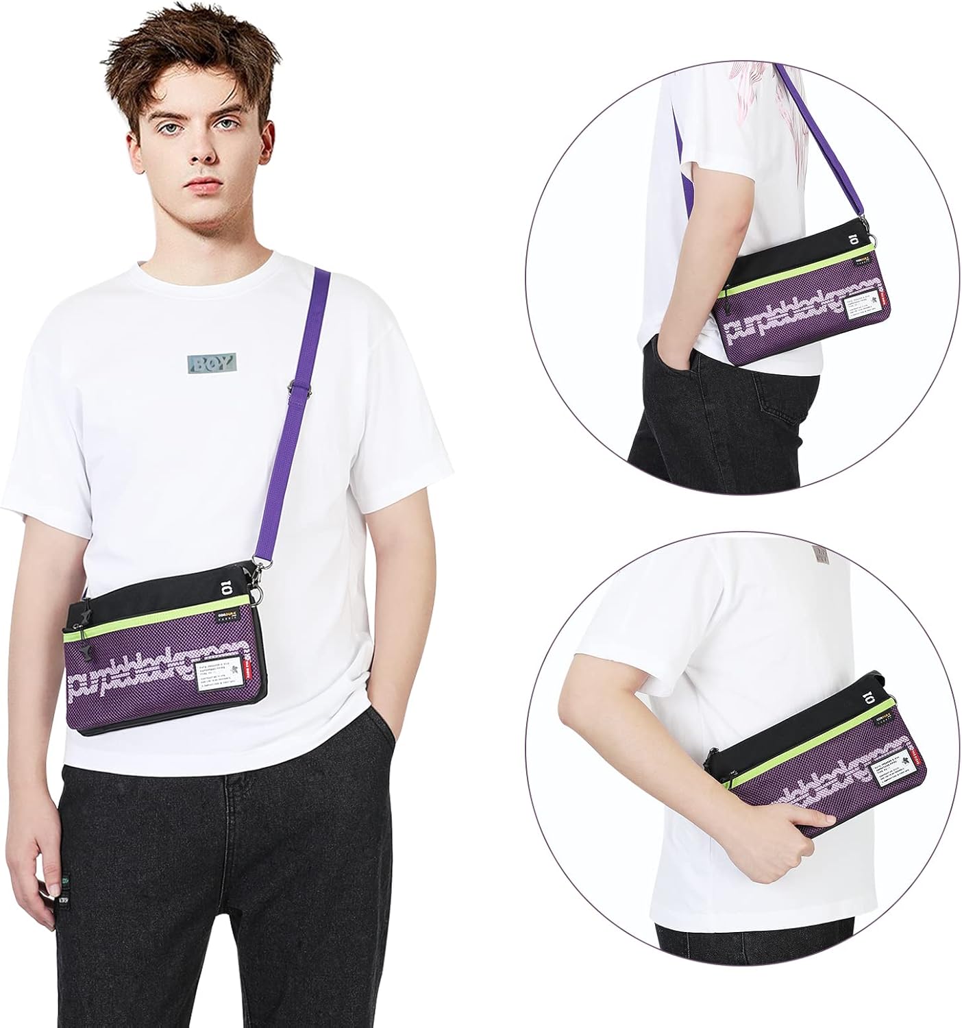 FIREFIRST X RADIO EVA – Bolso bandolera de hombro Evangelion Sacoche