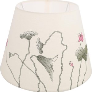 OSALADI Lámpara de tela para lámpara de mesa, pantalla de metal, blanco, estilo chino, lámpara de noche, pantalla decorativa OSALADI Lámpara de tela para lámpara de mesa, pantalla de metal, blanco, estilo chino, lámpara de noche, pantalla decorativa