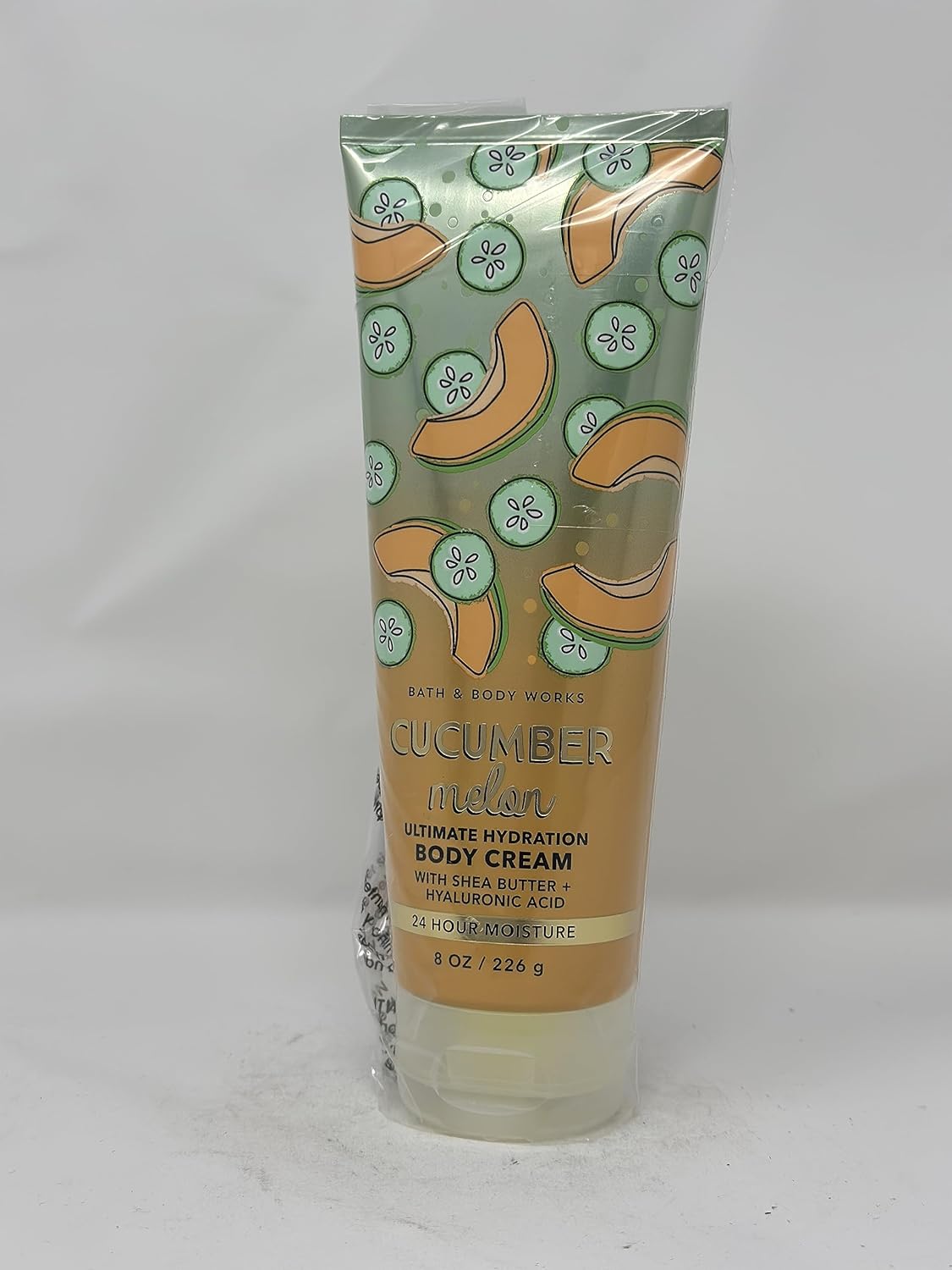 Crema Corporal Pepino Melón Manteca de Karité + Ácido Hialurónico 8 Oz 7.97 oz