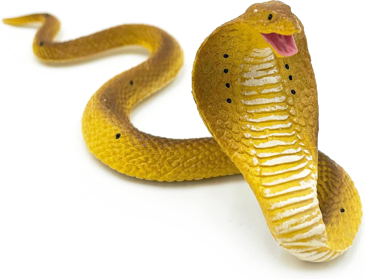 Figuras de cobra de juguete de serpiente falsa, regalo de broma para Halloween, accesorio de broma del día de los inocentes, decoración de jardín