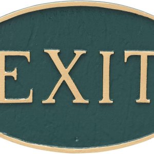 Montague Productos de Metal Salida Oval Placa de pared Montague Productos de Metal Salida Oval Placa de pared