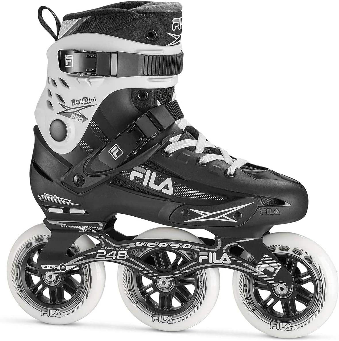 FILA Skates – Houdini Pro – Patines en línea de 4.331 in para hombres y mujeres (hombres 7.5  mujeres 8.5)