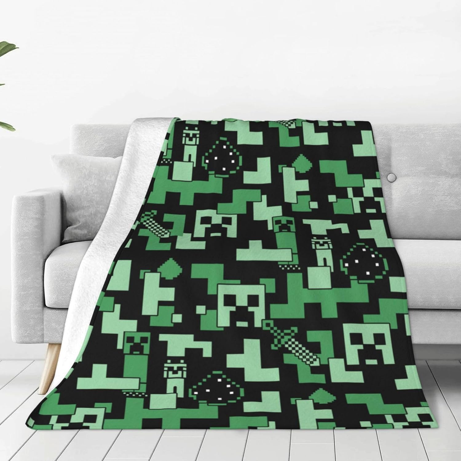 Manta de juegos para niños y hombres, mantas de franela suave para niños, regalos para amantes de los juegos, 50 x 40 pulgadas