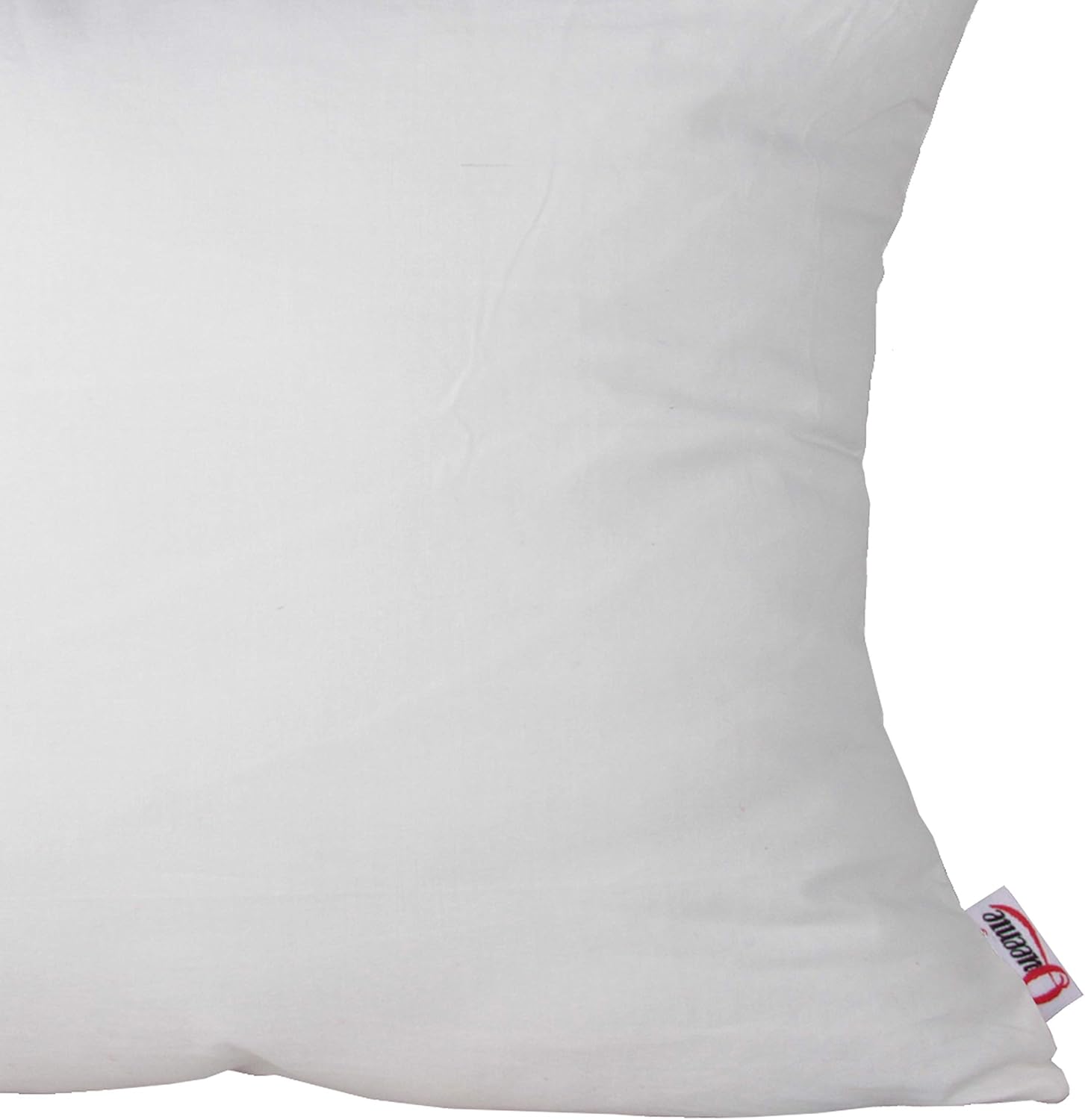 Queenie – 2 fundas de almohada decorativas de algodón de color sólido para sofá, manta de almohada, disponible en 14 colores y 5 tamaños, Blancuzco